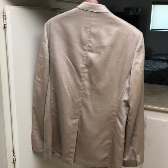 Versace silk wool sports coat peak lapel 2 button - Picture 2 of 8